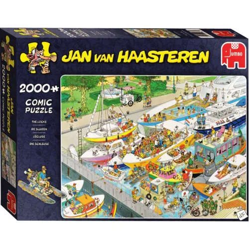 Jan van Haasteren Puzzel De Sluizen 2000 stukjes